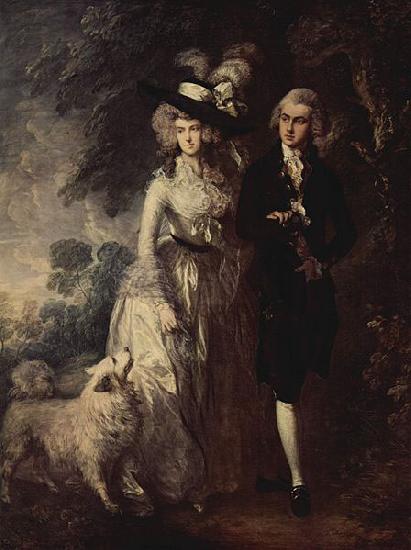 Thomas Gainsborough Der Morgenspaziergang oil painting image